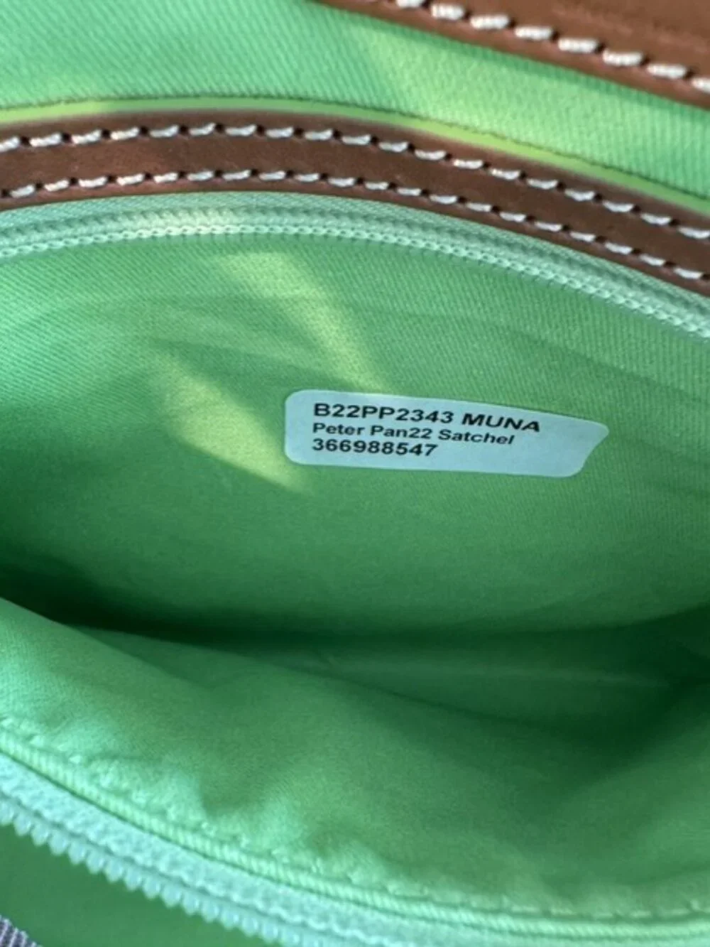 Disney Dooney & Bourke Peter Pan Satchel Handbag